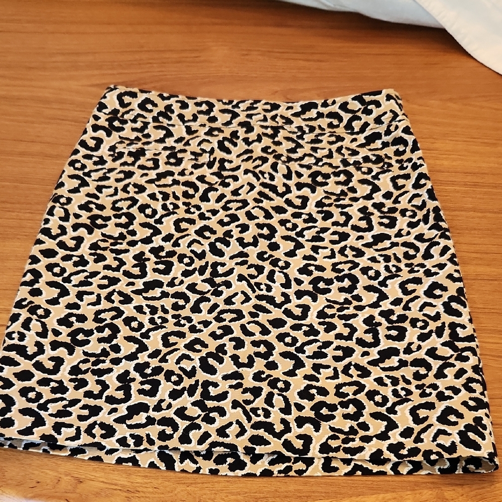 Leopard Print Women's Skirt